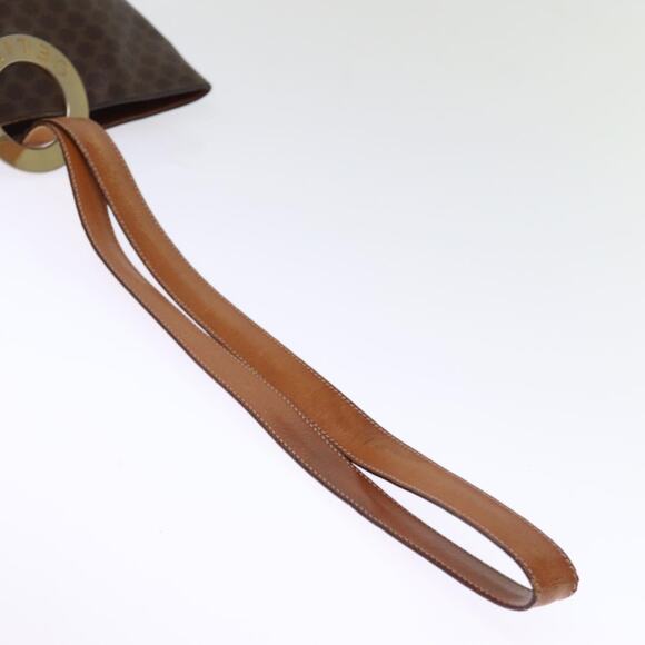 CELINE Macadam Canvas Shoulder Bag Pvc Brown - Picture 7 of 13